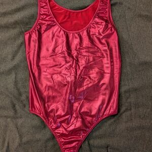 Kids Shiny Red One Piece